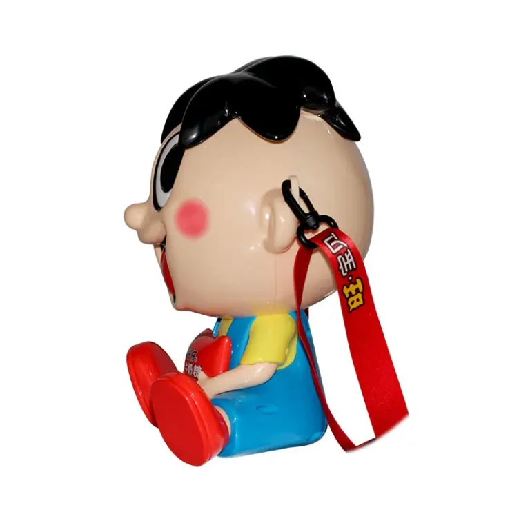CartoonCharacterPiggyBankBackpackDetail